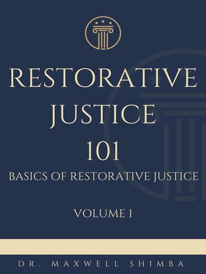 cover image of Restorative Justice 101